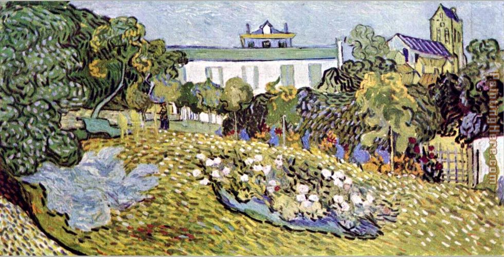Daubignys garden painting - Vincent van Gogh Daubignys garden art painting